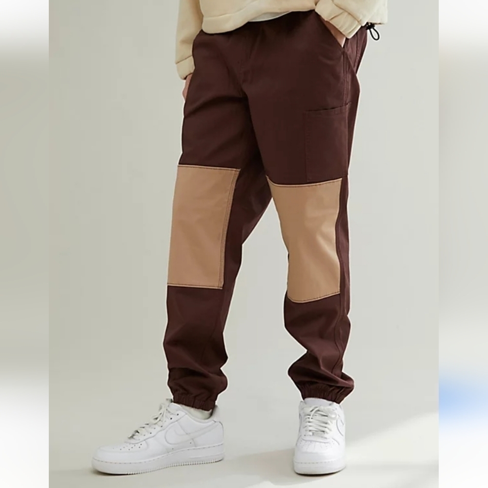 Urban Outfitters Standard Cloth Technical Carpenter Pant in Brown Men's Size L